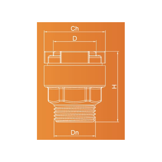 4elementsПереход на металл BSR-DIN 27x3/4 M OR, изображение 2