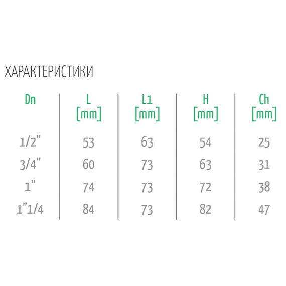 Шаровый кран бабочка 1/2'' FF OR, изображение 3