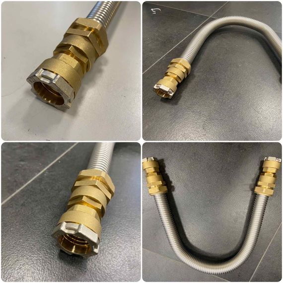 Труба гофрированная д 13 мм из нержавеющей стали  SS304, отожженная под развальцовку Neptun IWS, изображение 4