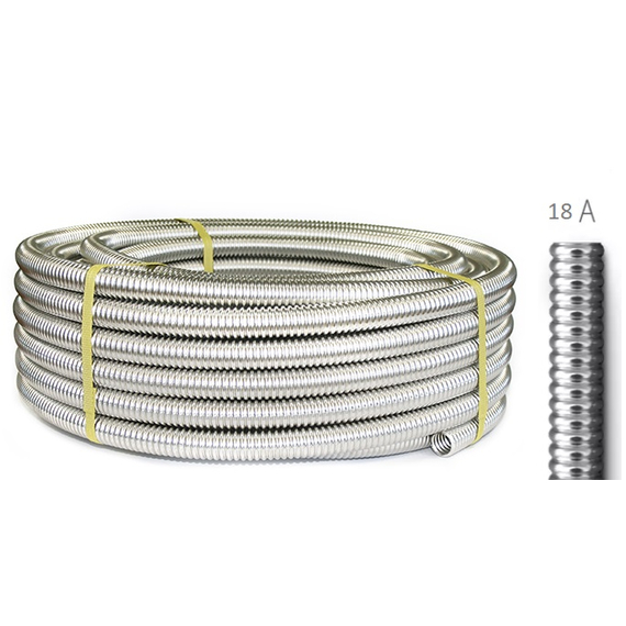 4elementsTeava d18А gofrata inox SS304 Neptun IWS