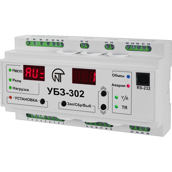 Блок защиты электродвигателя УБЗ-302 УБЗ-302 NOVATEC