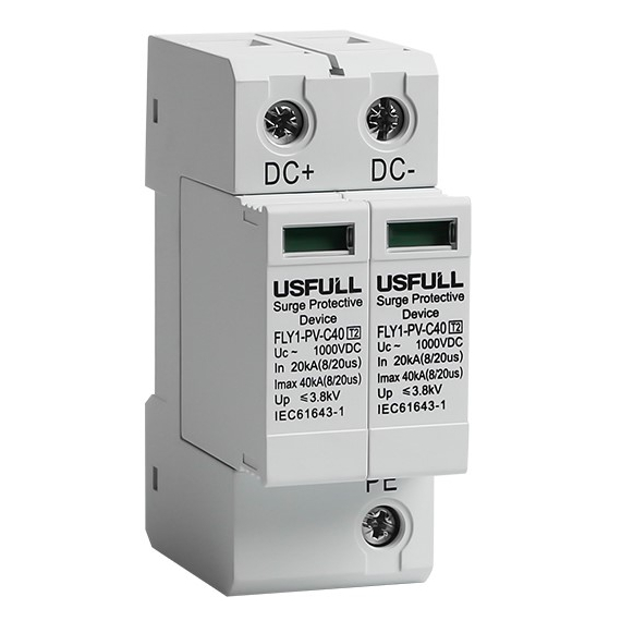 4elementsDescarcator automatic SPD 2P 40kA 1000V DC NOMINAL USFULL