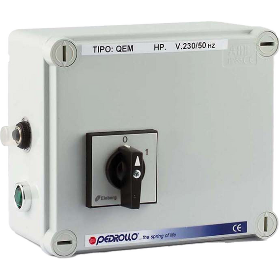 4elementsPanoul de control monofazat (0.55 kW) QEM 075Pedrollo