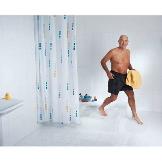 4elementsПротивоскользящий мат для ванной TecnoPlus 38x89 см белый, изображение 6