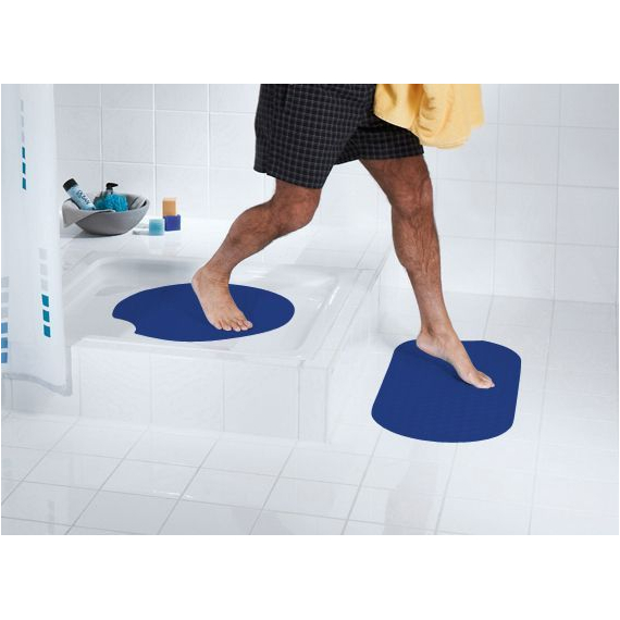 4elementsПротивоскользящий мат для ванной TecnoPlus 38x89 см синий, изображение 3
