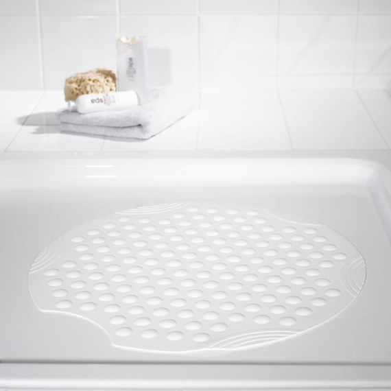 4elementsПротивоскользящий мат для ванной TecnoPlus d. 55 см белый, изображение 2