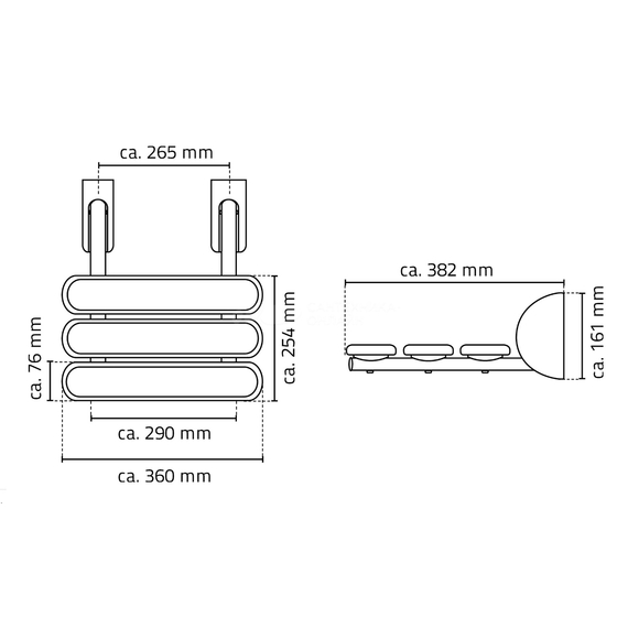 4elementsСкладное сидение для душа Pro nature бамбук алюминий Ridder, изображение 2