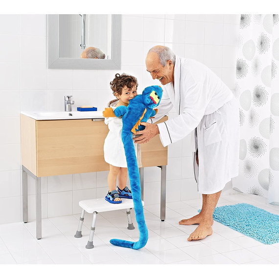 Подставка для ног Sam белая с регулировкой по высоте алюминиевая, изображение 3