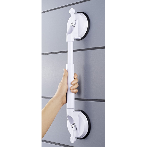 4elementsПоручень на присосках Jim M-L белый телескопический ABS-пластик, изображение 2