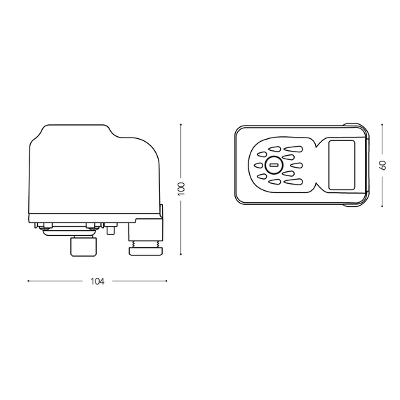 Реле давления PM/5 (1-5 бар) 1/4 F (220V) с шкалой и вращающейся гайкой Italtecnica, изображение 12