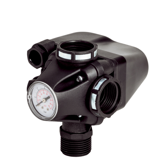 Реле давления PM/5 (1-5 бар) 1/4 F (220V) с шкалой и вращающейся гайкой Italtecnica, изображение 10