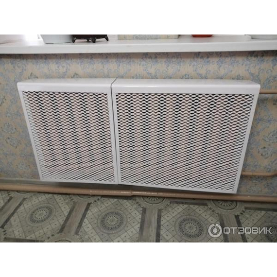 Декоративный металлический экран на радиатор Mistral 5 секций, изображение 9