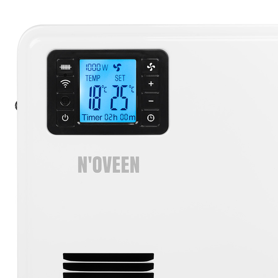 4elementsConvector cu cronometru CH9099 XXL LCD Tuya Wi-Fi Smart White Noveen, изображение 4