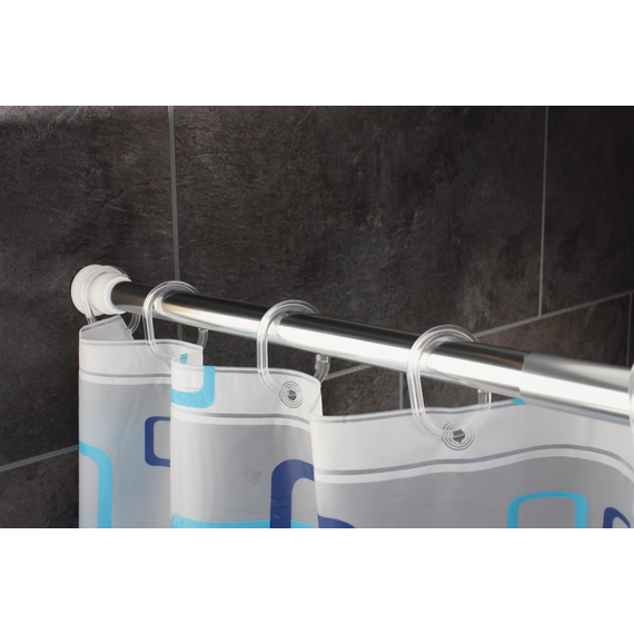 4elementsШтора для душа виниловая Espina серая 180х200 мм, изображение 4