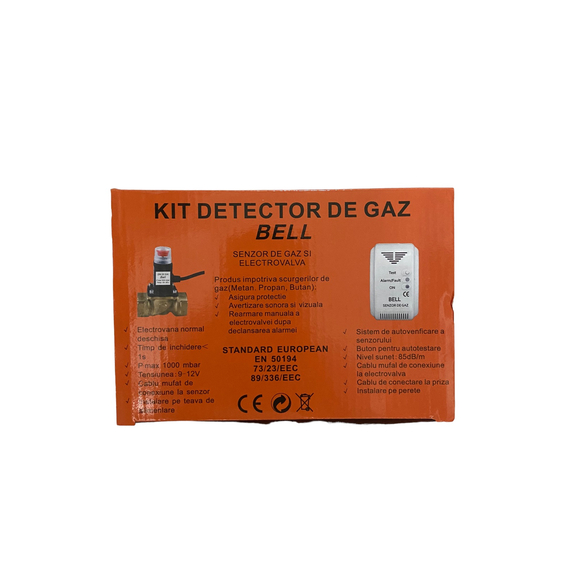 Комплект детектора газа 3/4 DN20 BELL, изображение 5