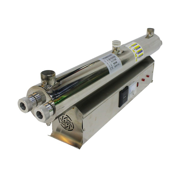 4elementsLampa UV FL-2560W 220V 8*320W d.180 inox Kubber, изображение 2