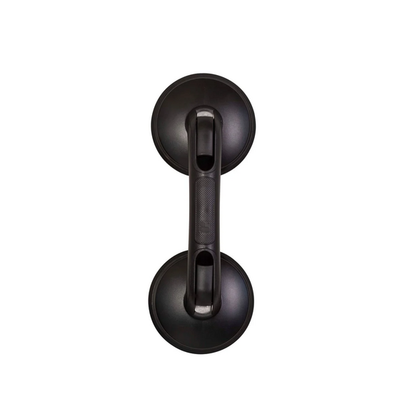 4elementsBara de sprijin cu ventuze Rob S negru ABS plastic cauciucat