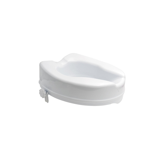 4elementsScaun de toaletă fără capac Sam 10 cm alb polipropilenă