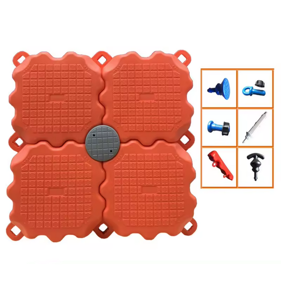 4elementsCub plutitor ponton HDPE 500/500/400 mm, изображение 5
