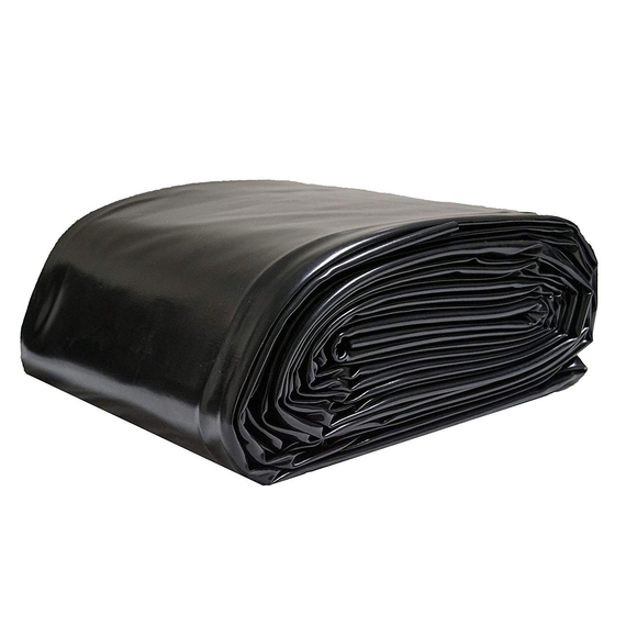 4elementsFolie PVC neagra pentru iaz GLQ 0.5mm, 8m (rola 240 mp)  