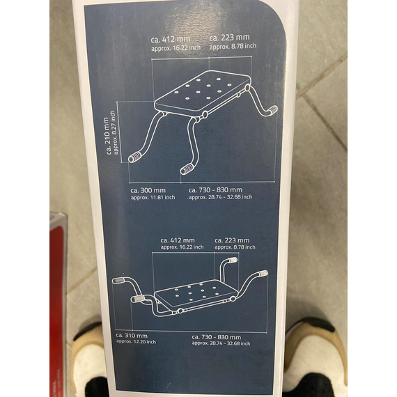 4elementsScaun de baie pentru persoane vâtristice, persoane handicapate, sedioase, grafice si copii care au nevoie de sprijin suplimentar si stabilitate., изображение 3