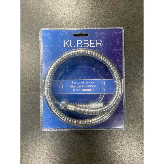 4elementsШланг душевой из нерж.стали (1,5 м) KUBBER, изображение 2