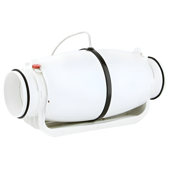 Вентилятор осевой канальный д.100 ультратихий 220В, 40Вт, 310м3/ч, 2 скор. Promistral, изображение 2