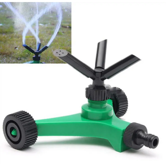 Вращающийся разбрызгиватель, 3-х лепестковый, на колесах KUBBER /Bar Cod(2009010006833), изображение 5