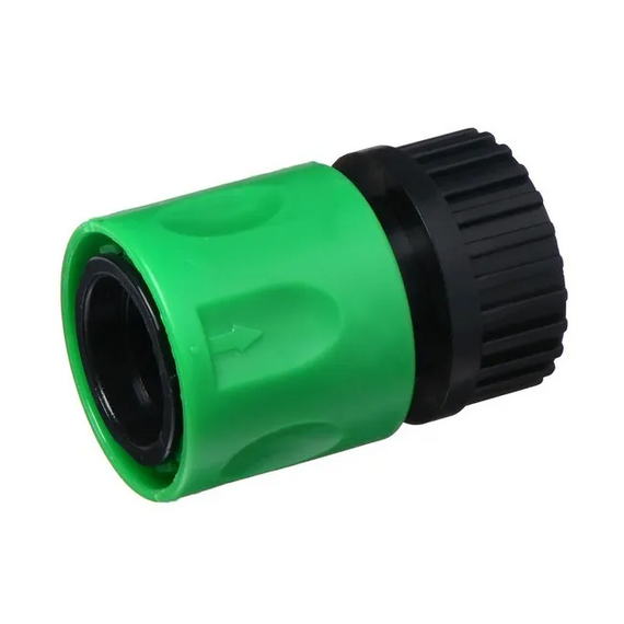 4elementsConector rapid pentru furtun de gradina 3/4" cu valva F KUBBER, изображение 2