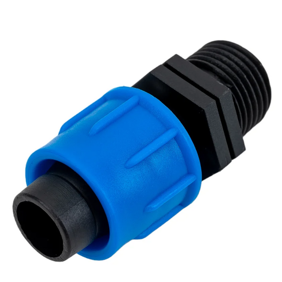 Адаптер для капельной ленты KUBBER Drip Line 17 мм x 1/2''M, изображение 2