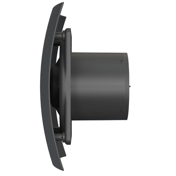 4elementsVentilator evacuare design cu supapa VentEurope FRESH 100 BD Matt Black, изображение 3