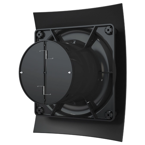 4elementsVentilator evacuare design cu supapa VentEurope FRESH 100 BD Matt Black, изображение 4