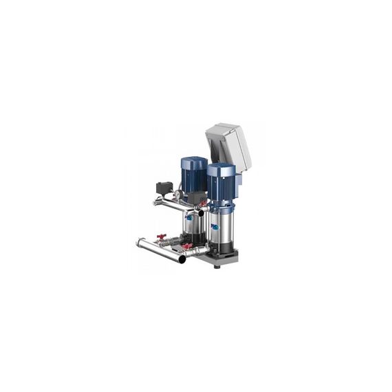 Насосная станция из 2-х вертикальных насосов Pedrollo CB2 - HTm 3/4 2×0,75 кВт, изображение 2