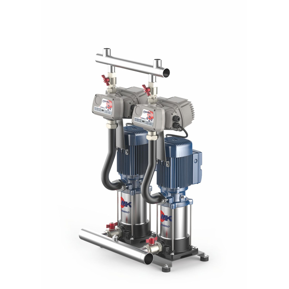 Насосная Инверторная станция из 2-х вертикальных насосов Pedrollo GP2Wm - MK 8/5 2×1,5 кВт