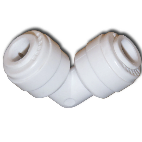 4elementsОтвод пластиковый соединительный 1/4''x1/4'' (для обратного осмоса) FF USTM, изображение 2
