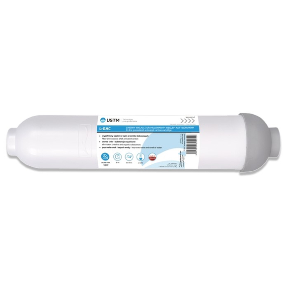 4elementsКартридж линейный угольный с наносеребром quick-in 10'' х 2'' USTM