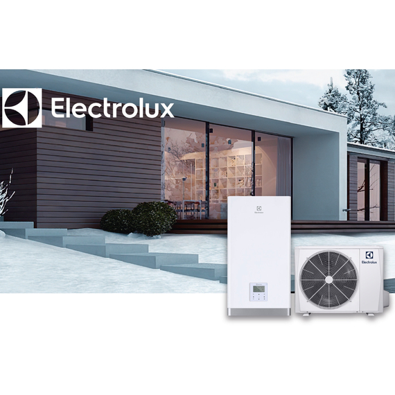 4elementsТепловой насос сплит Electrolux 12кв 380V R32  воздух - вода, Inverter EMHP-12Y/N8 EEC