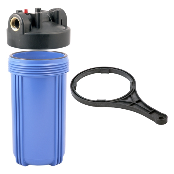 Фильтр голубой Big Blue (колба) 10'', 1'' (метал резьба) USTM, изображение 2