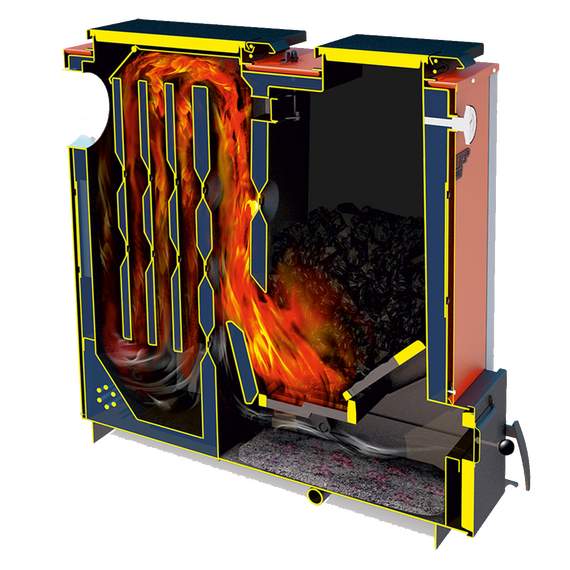 4elementsCazan pe combustibil solid Teplodar Kupper KARBO-18 (18 kW), изображение 3