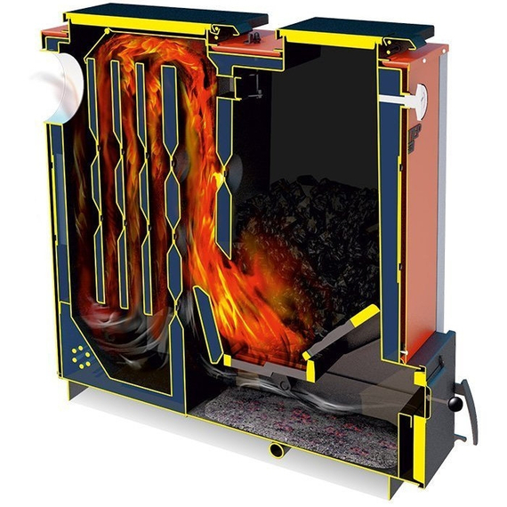 4elementsCazan pe combustibil solid Teplodar Kupper KARBO-18 (18 kW), изображение 4