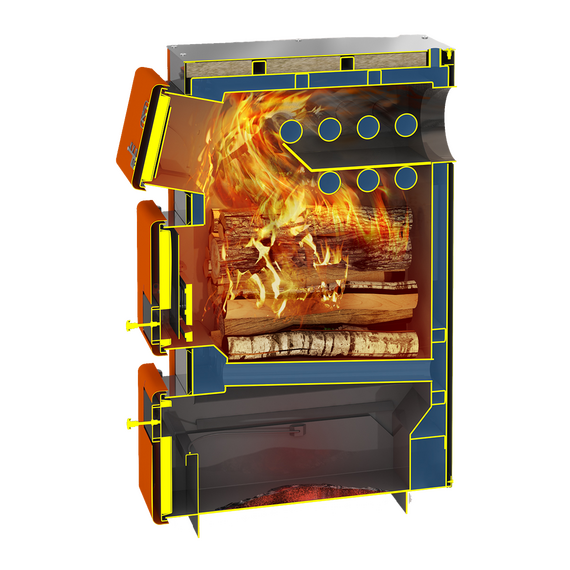 Твердотопливный котел 36 кВт Теплодар Куппер ПРО 36 (2.0), изображение 2