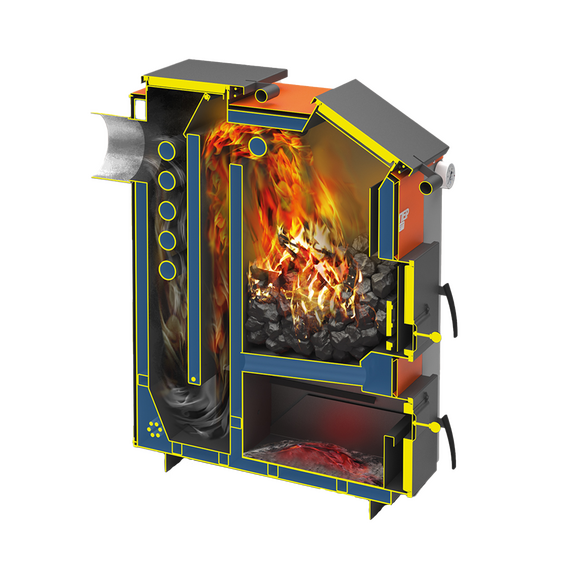 Твердотопливный котел 15 кВт Теплодар Куппер ЭКСПЕРТ-15, изображение 2