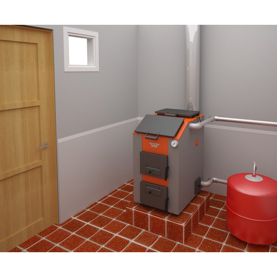 Твердотопливный котел 15 кВт Теплодар Куппер ЭКСПЕРТ-15, изображение 3