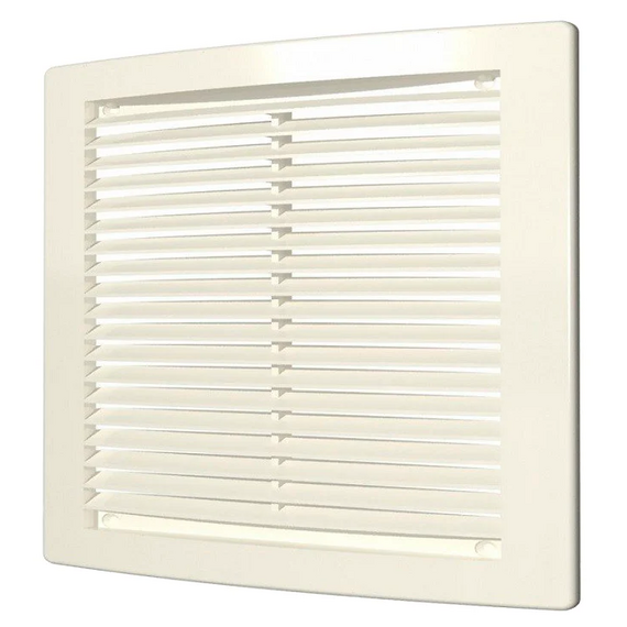 4elementsВытяжная вентиляционная решетка из АБС-пластика Mistral 44х44 White, изображение 3