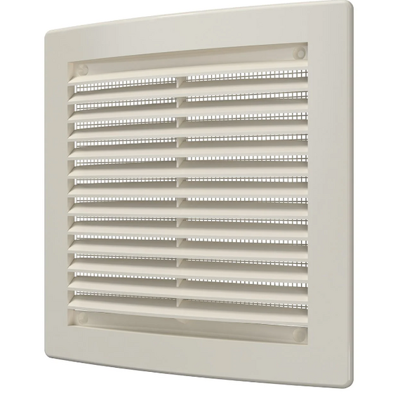 4elementsGrila pentru ventilatie din ABS-plastic Era 15o15 Ivory