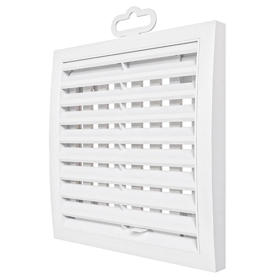 4elementsРегулируемая вытяжная вентиляционная решетка Mistral 15х15 White
