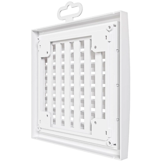 4elementsРегулируемая вытяжная вентиляционная решетка Mistral 15х15 White, изображение 3