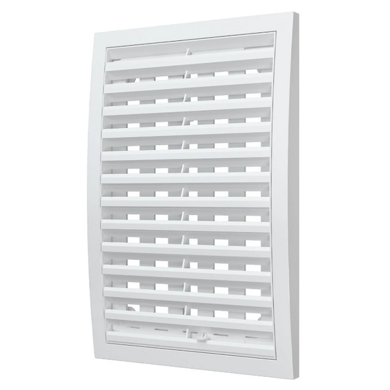 4elementsРегулируемая вытяжная вентиляционная решетка Mistral 20х30 White