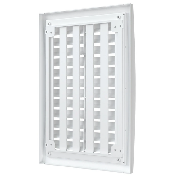 4elementsРегулируемая вытяжная вентиляционная решетка Mistral 20х30 White, изображение 4