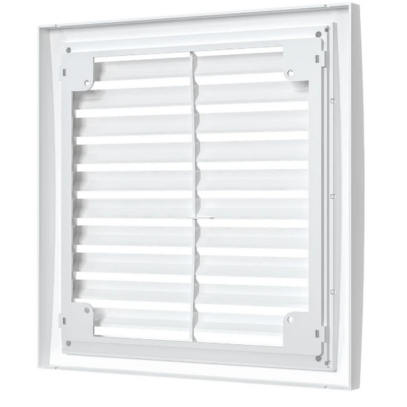 Вытяжная вентиляционная решетка из АБС-пластика Mistral 22х22 White, изображение 4